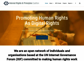 Internetrightsandprinciples.org thumbnail