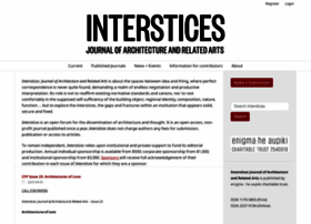 Interstices.ac.nz thumbnail