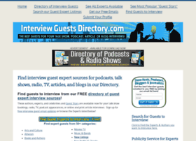 Interviewguestsdirectory.com thumbnail