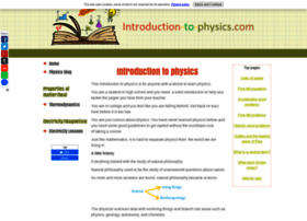Introduction-to-physics.com thumbnail
