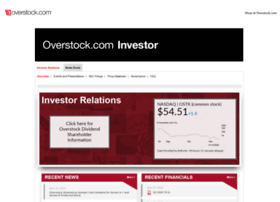 Investors.overstock.com thumbnail