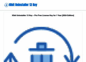 Iobit-uninstaller-13-key.com thumbnail