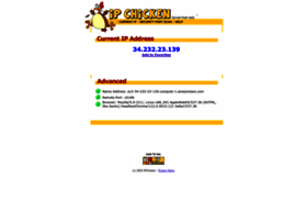 IP Chicken - What Is My IP Address See Your IP Address Free