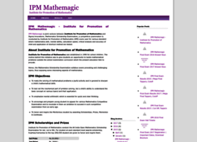 Ipm-mathemagic.blogspot.com thumbnail