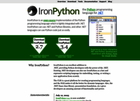 Ironpython.com thumbnail