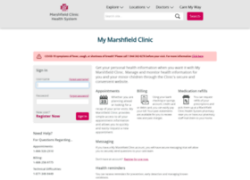 Ishine.marshfieldclinic.org thumbnail
