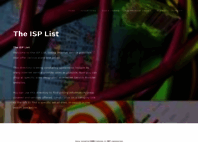 Isp-list.biz thumbnail