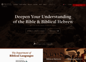 Israelbiblicalstudies.com thumbnail