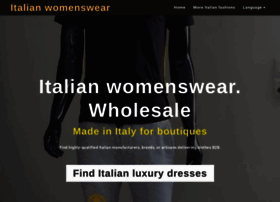 at WI. Italian pronto moda wholesale in Italy: Prato fast fashion