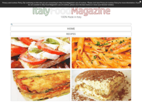 Italyfoodmagazine.com thumbnail