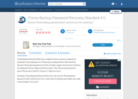 Itunes-backup-password-recovery-standard.software.informer.com thumbnail