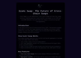 Izumiswap.finance thumbnail