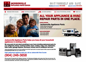 Jacksonvilleapplianceparts.com thumbnail