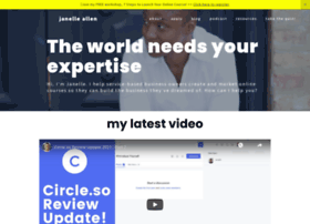 Janelleallen.com thumbnail