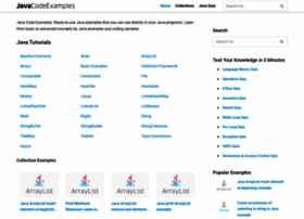 Javacodeexamples.com thumbnail