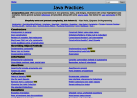 Javapractices.com thumbnail