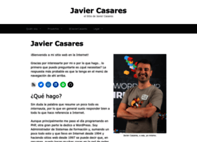 Javiercasares.com thumbnail