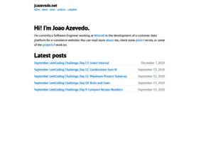 Jcazevedo.net thumbnail