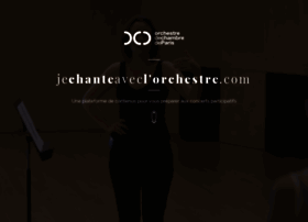 Jechanteaveclorchestre.com thumbnail