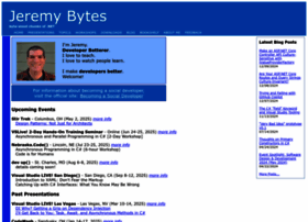 Jeremybytes.com thumbnail