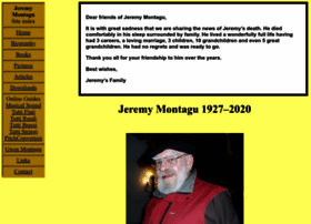 Jeremymontagu.co.uk thumbnail Jeremymontagu.co.uk thumbnail