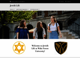 Jewishlife.wfu.edu thumbnail