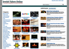 Jewishvaluesonline.org thumbnail