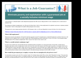 Jobguarantee.org thumbnail