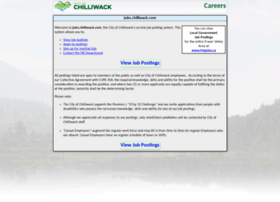 Jobs.chilliwack.com thumbnail