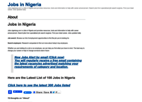 Jobs.nigeriang.com thumbnail
