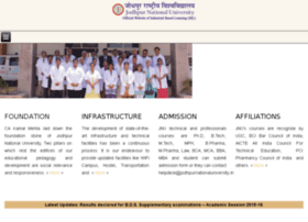 Jodhpurnationaluniversity.in thumbnail