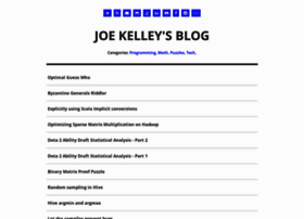 Joefkelley.com thumbnail