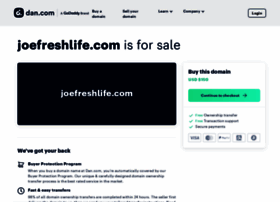 Joefreshlife.com thumbnail