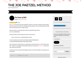 Joepaetzel.com thumbnail