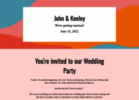 Johnandkeeley.gettingmarried.co.uk thumbnail