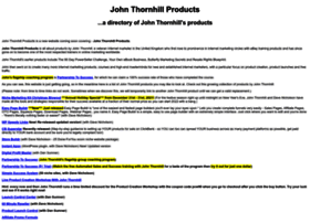 Johnthornhillproductsdirectory.com thumbnail
