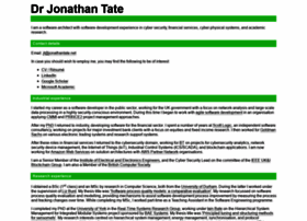 Jonathantate.net thumbnail
