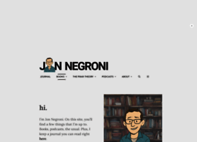 Jonnegroni.com thumbnail