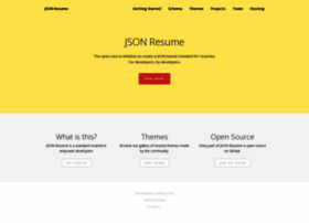 Jsonresume.org thumbnail