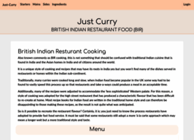 Just-curry.com thumbnail