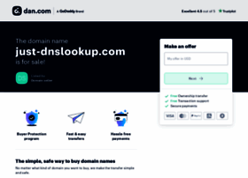 Just-dnslookup.com thumbnail