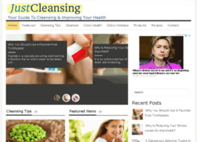 Justcleansing.com thumbnail