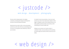 Justcode.co.uk thumbnail Justcode.co.uk thumbnail