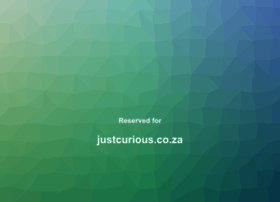 Justcurious.co.za thumbnail