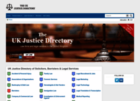 Justicedirectory.co.uk thumbnail