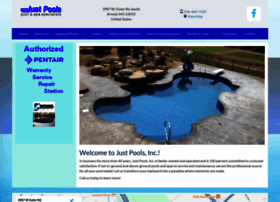 Justpoolsandspas.com thumbnail