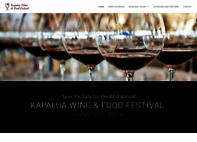 Kapaluawineandfoodfestival.com thumbnail