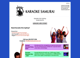 Karaokesamurai.com thumbnail