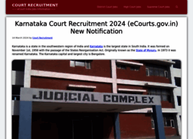 Karnataka.courtrecruitment.com thumbnail
