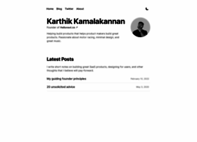 Karthikk.net thumbnail